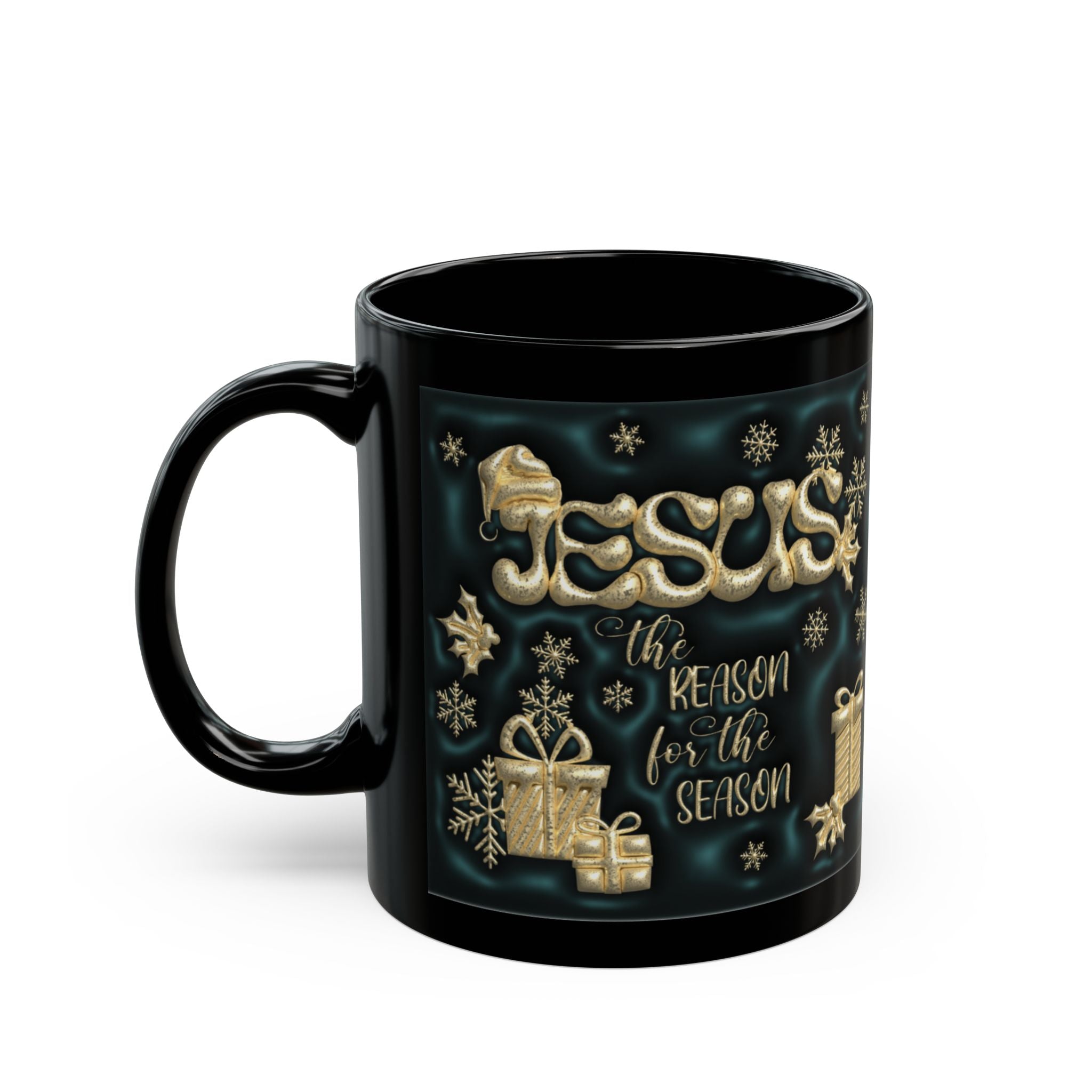 Jesus The Reason for the Season Mug, Christmas Coffee Cup, Holiday Gift, Religious Mug, Advent Celebration Drinkware