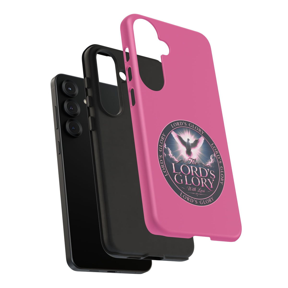 Christian Phone Case – "Lord's Glory with Lori" Dove Design Tough Case (Protective Phone Cover)