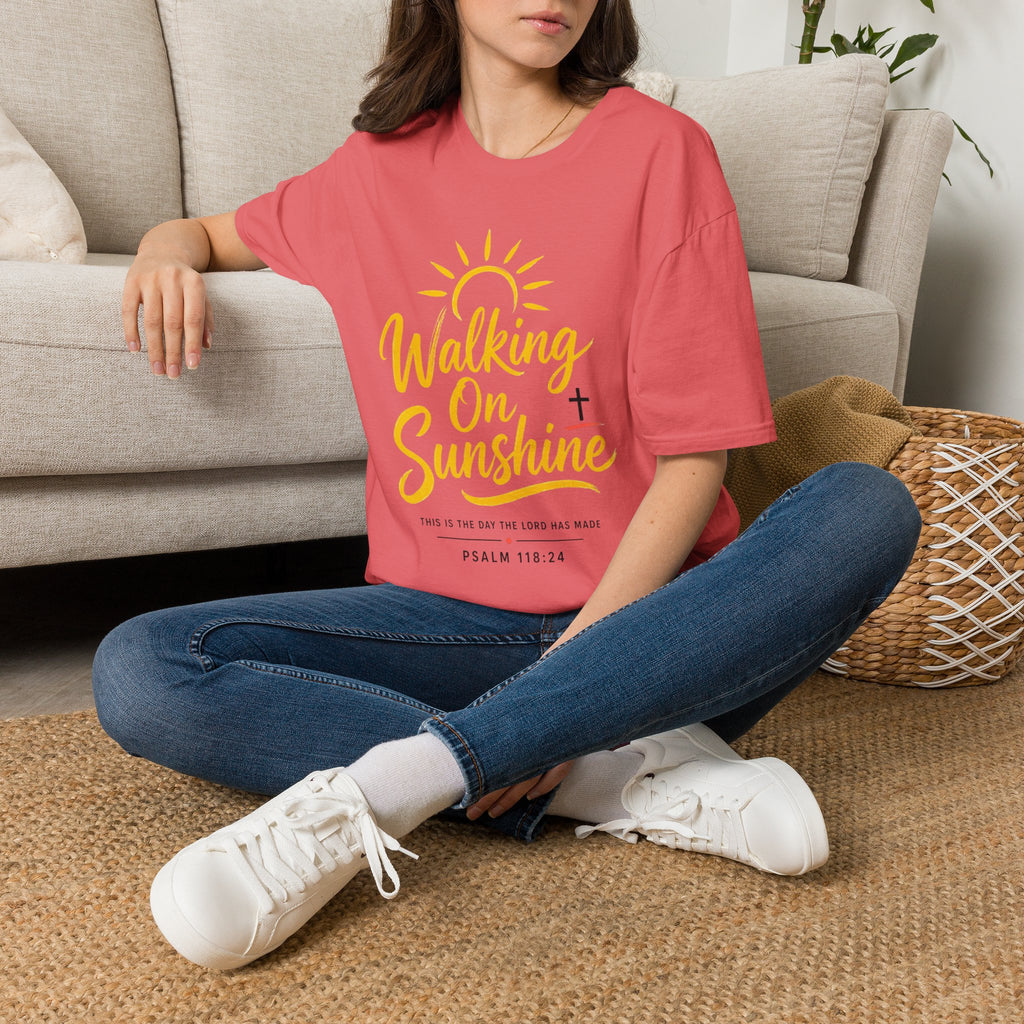 Walking on Sunshine Psalms 118:24 Softstyle T-Shirt
