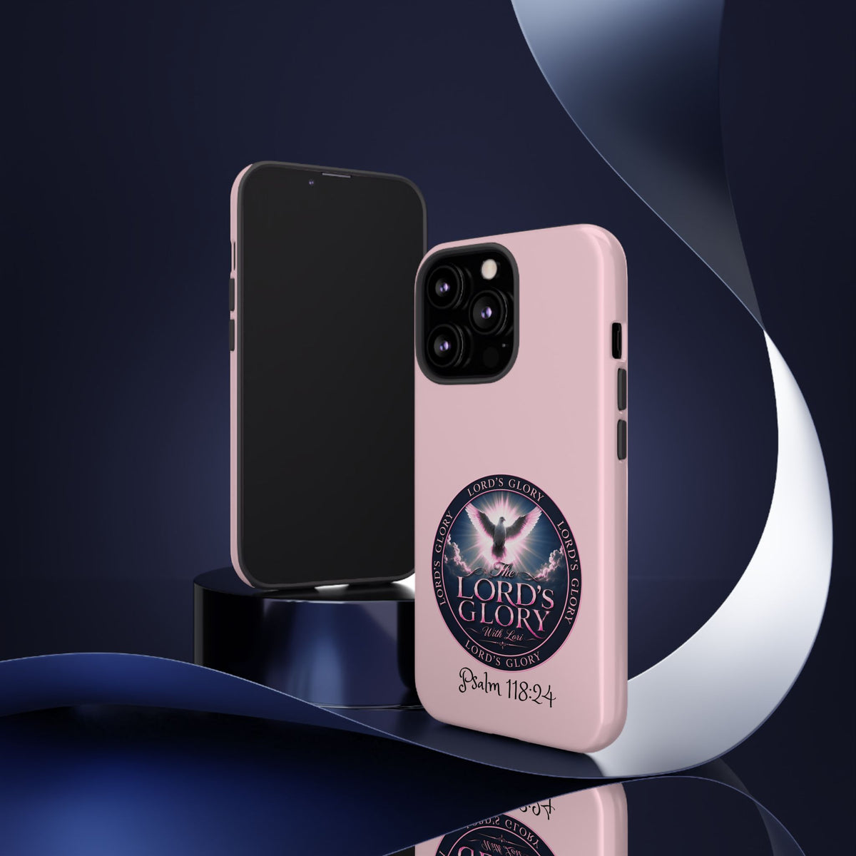 Christian Phone Case – "Lord's Glory with Lori" Dove Design Tough Case (Protective Phone Cover)