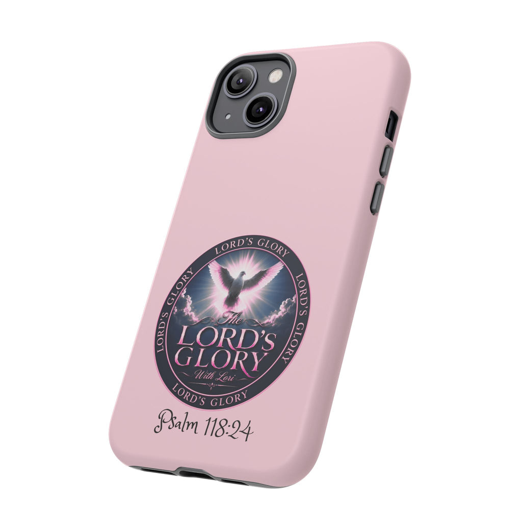 Christian Phone Case – "Lord's Glory with Lori" Dove Design Tough Case (Protective Phone Cover)