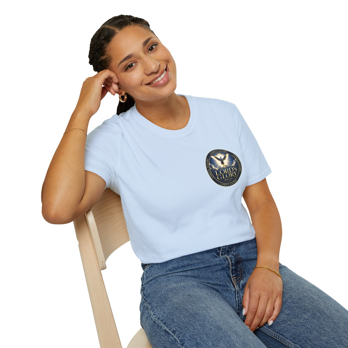 Lord's Glory with Lori Dove T‑Shirt — Christian Faith Logo Tee