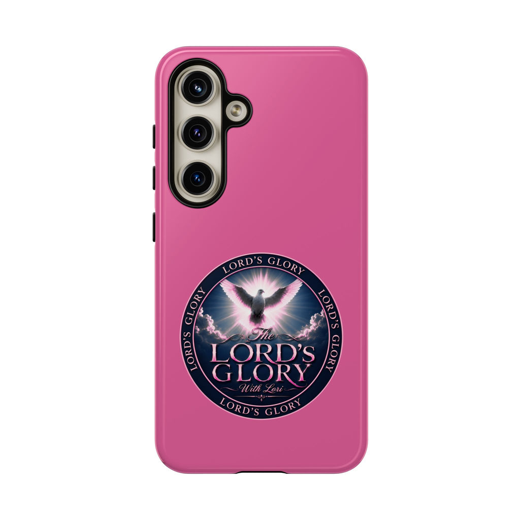 Christian Phone Case – "Lord's Glory with Lori" Dove Design Tough Case (Protective Phone Cover)