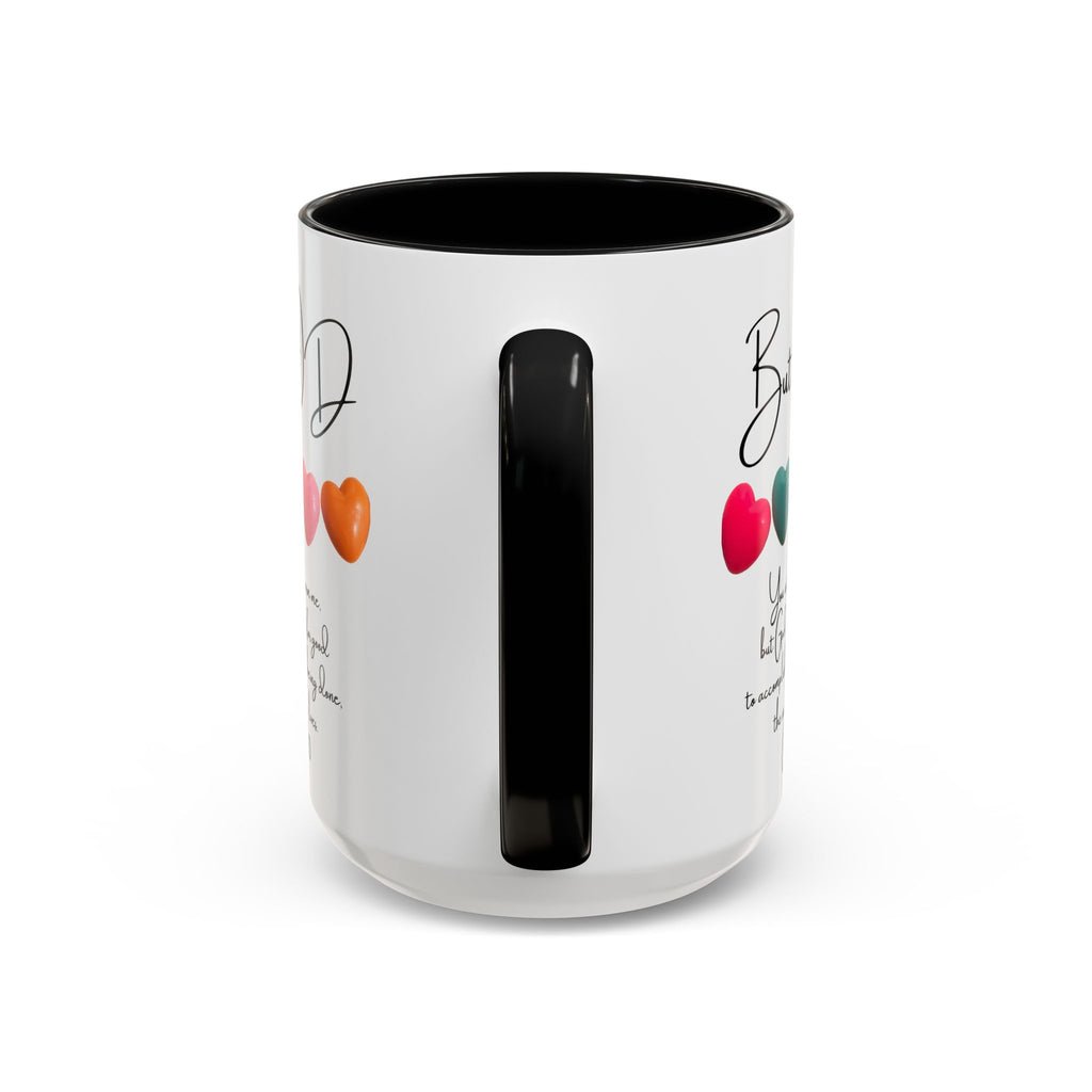 But God Scripture Coffee Mug — Genesis 50:20 Inspirational Heart Accent Mug (11/15oz)