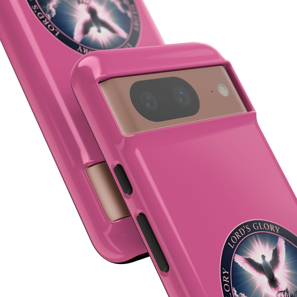Christian Phone Case – "Lord's Glory with Lori" Dove Design Tough Case (Protective Phone Cover)