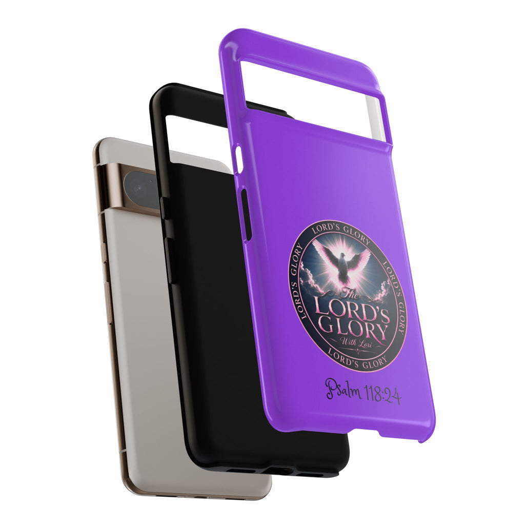 Christian Phone Case – "Lord's Glory with Lori" Dove Design Tough Case (Protective Phone Cover)