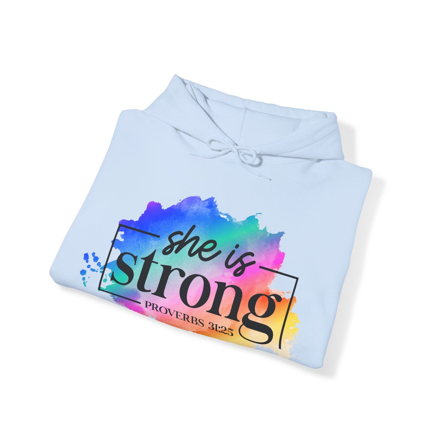 She Is Strong - Unisex Heavy Blend Hooded Sweatshirt