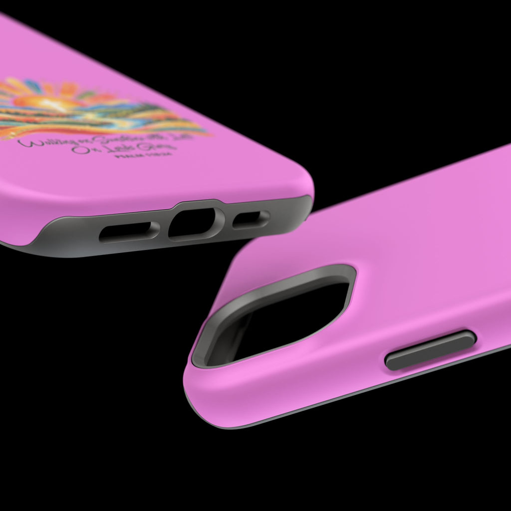 Magnetic Phone Case – “Walking on Sunshine with Lords Glory” Sunrise Design