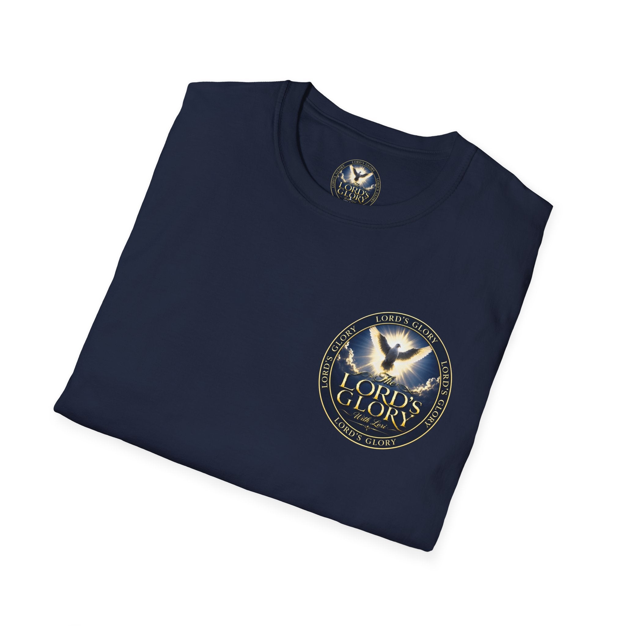 Lord's Glory with Lori Dove T‑Shirt — Christian Faith Logo Tee