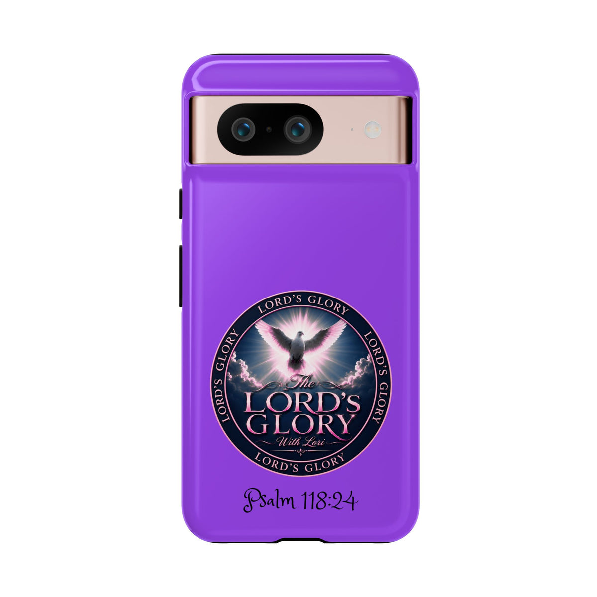 Christian Phone Case – "Lord's Glory with Lori" Dove Design Tough Case (Protective Phone Cover)