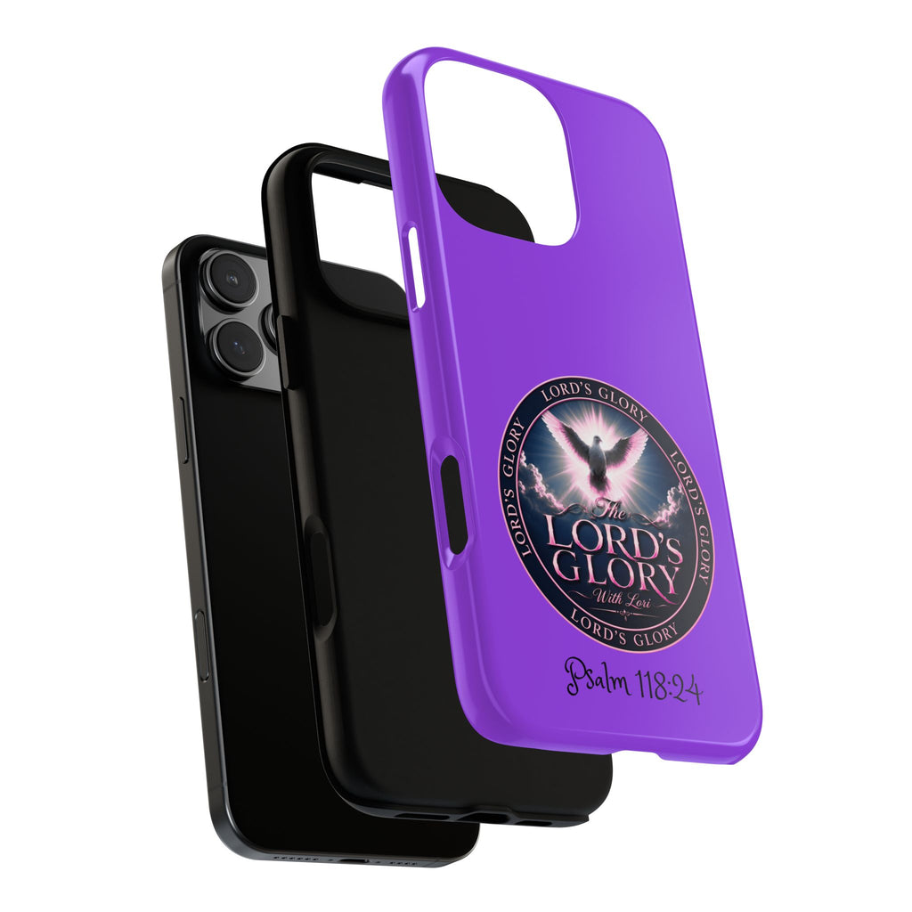 Christian Phone Case – "Lord's Glory with Lori" Dove Design Tough Case (Protective Phone Cover)