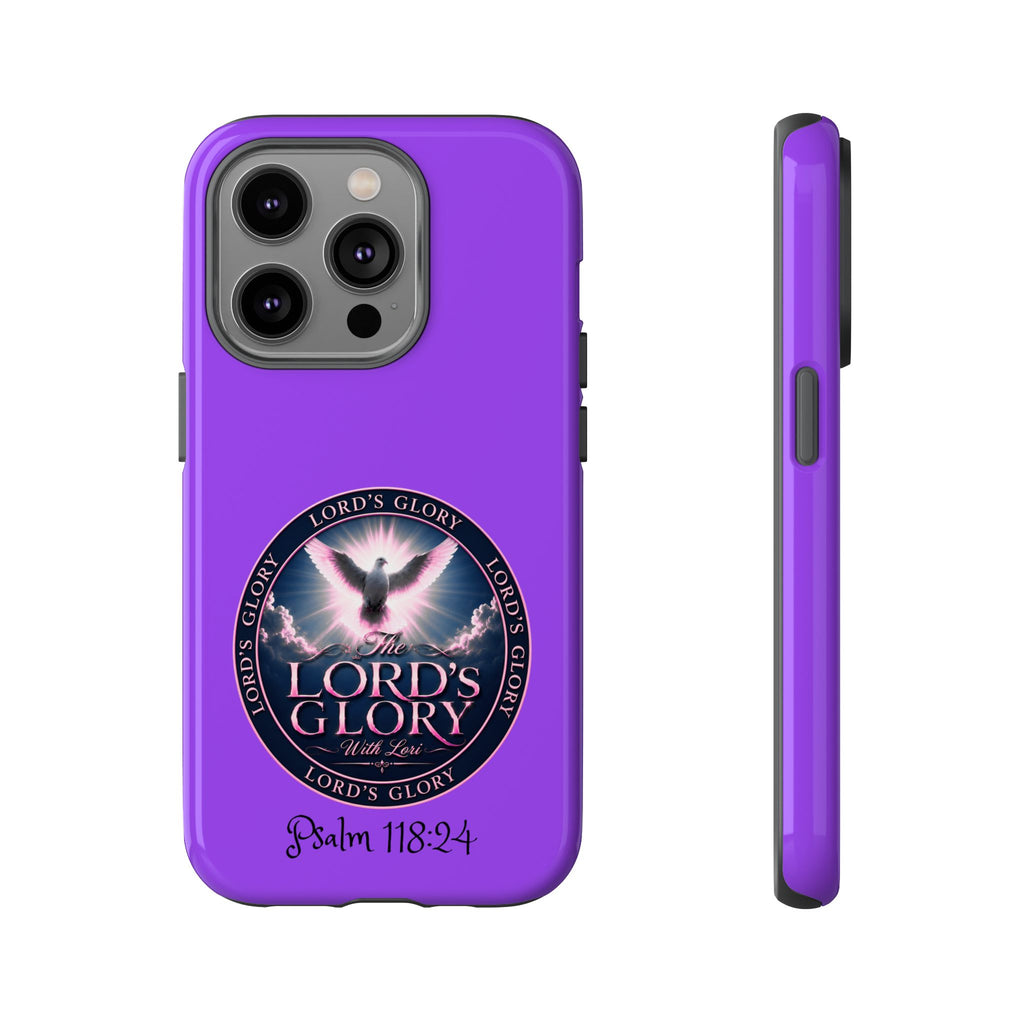 Christian Phone Case – "Lord's Glory with Lori" Dove Design Tough Case (Protective Phone Cover)