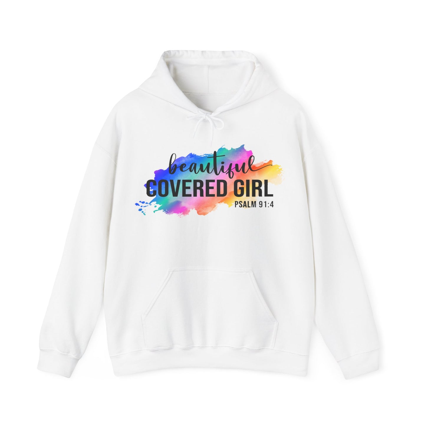 Beautiful Covered Girl - Unisex Heavy Blend Hooded Sweatshirt