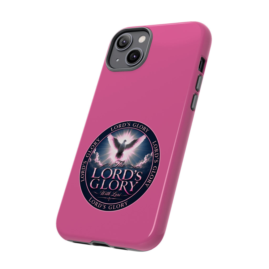 Christian Phone Case – "Lord's Glory with Lori" Dove Design Tough Case (Protective Phone Cover)