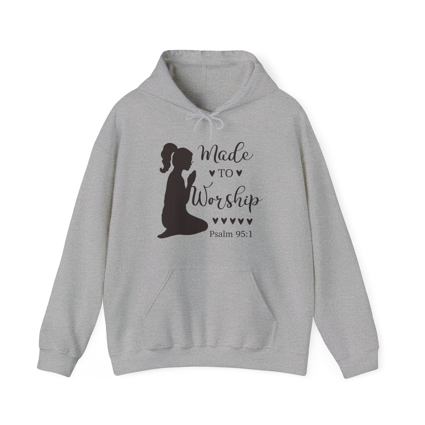 Made to Worship - Woman's Heavy Blend Hooded Sweatshirt