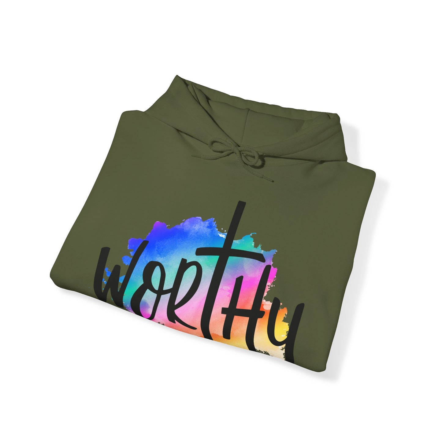 Worthy Worthy Worthy - Unisex Heavy Blend Hooded Sweatshirt