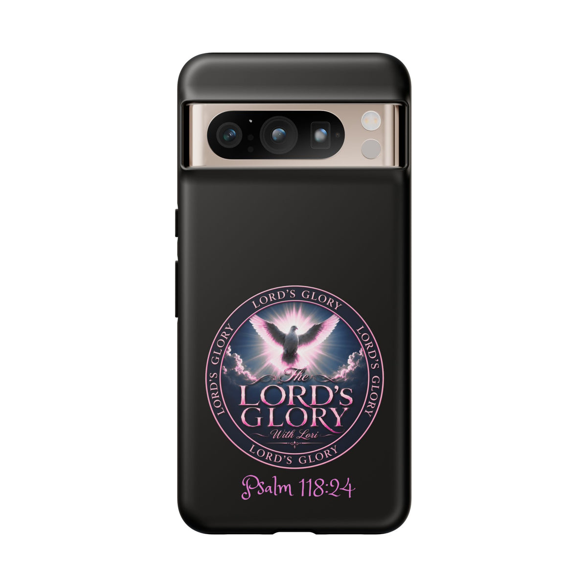 Christian Phone Case – "Lord's Glory with Lori" Dove Design Tough Case (Protective Phone Cover)