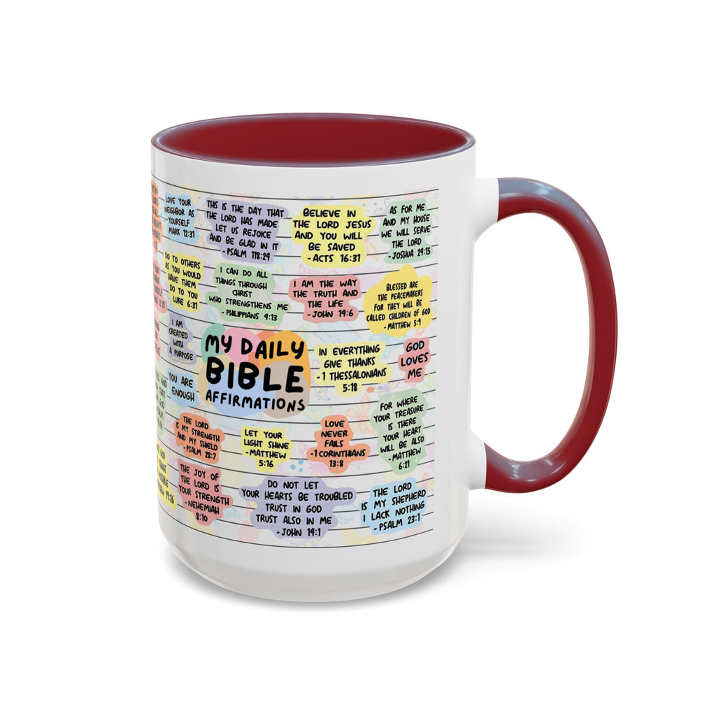 My Daily Bible Affirmations Coffee Mug 15oz/11oz