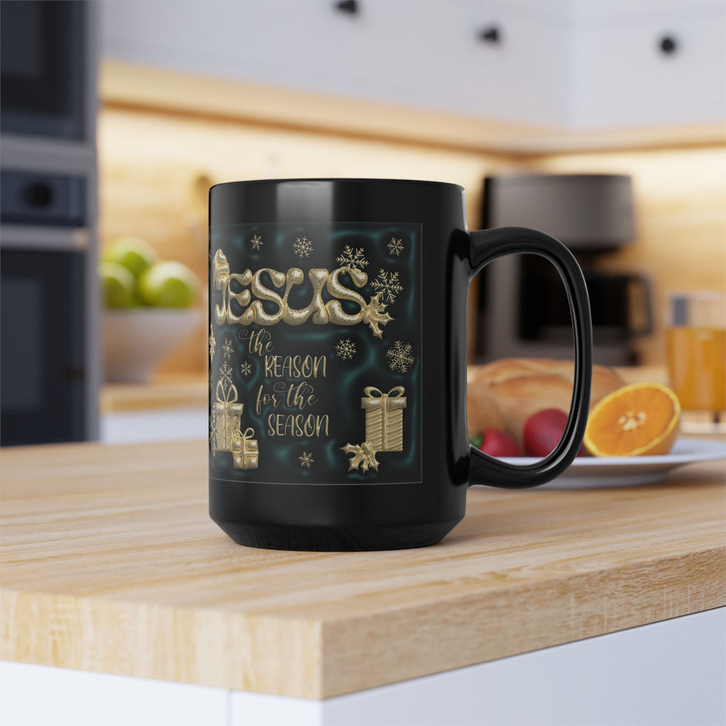 Jesus The Reason for the Season Mug, Christmas Coffee Cup, Holiday Gift, Religious Mug, Advent Celebration Drinkware