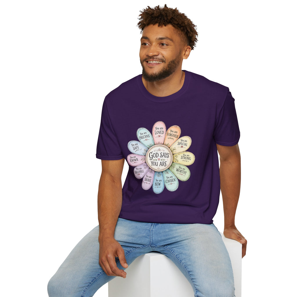God Says You Are Loved Inspirational Christian T-Shirt
