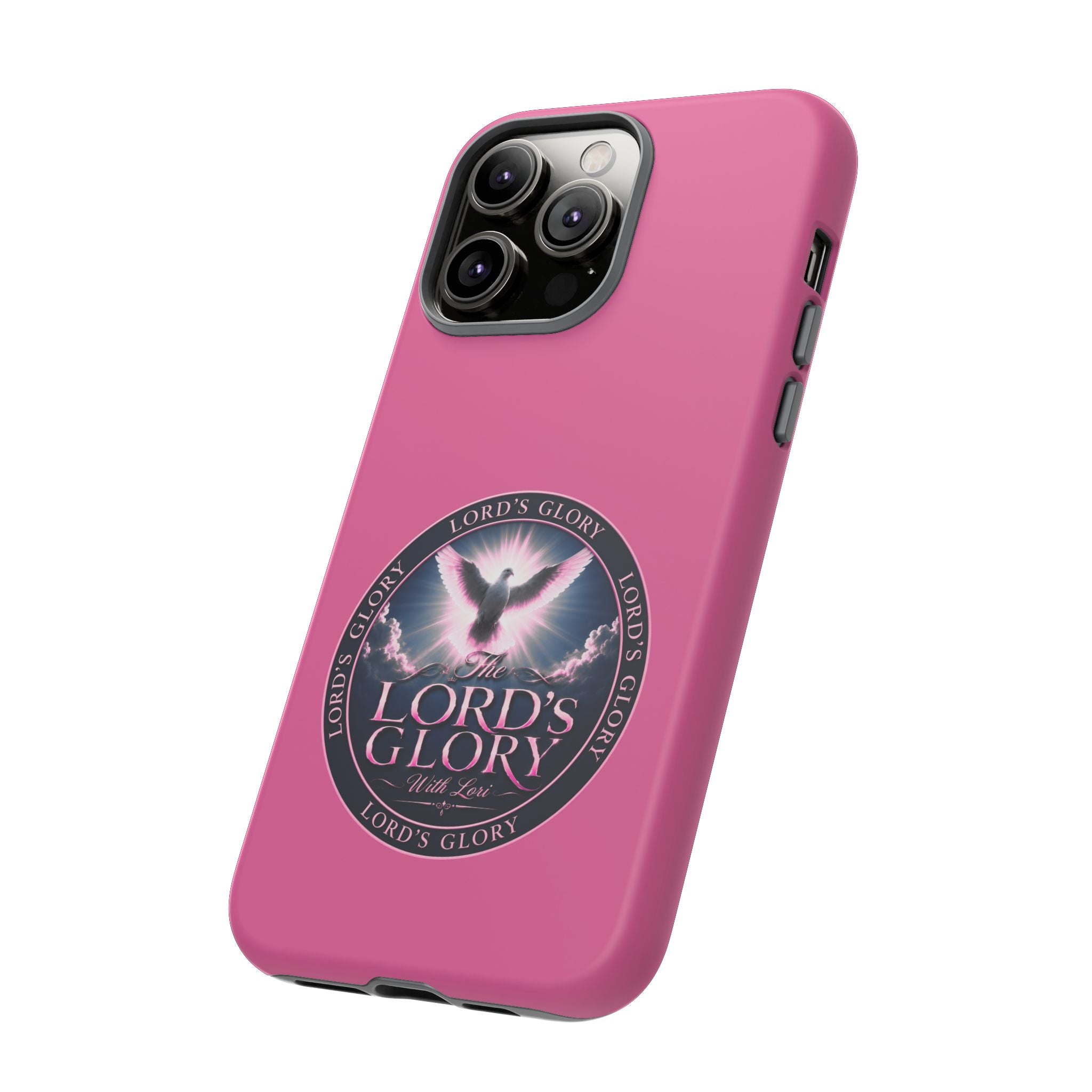 Christian Phone Case – "Lord's Glory with Lori" Dove Design Tough Case (Protective Phone Cover)