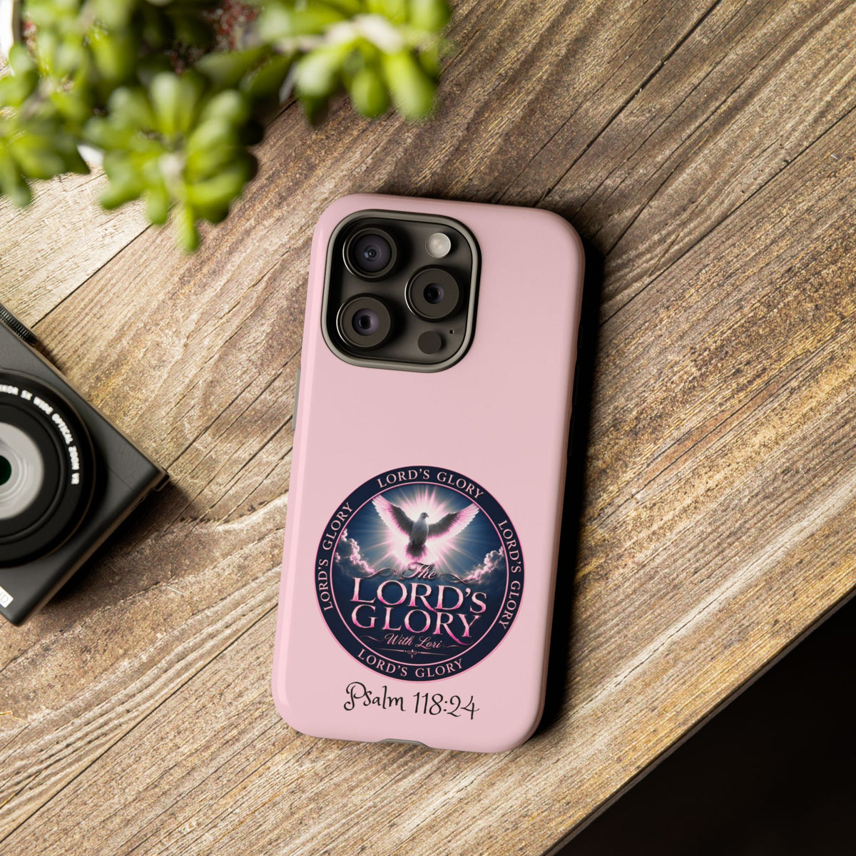 Christian Phone Case – "Lord's Glory with Lori" Dove Design Tough Case (Protective Phone Cover)