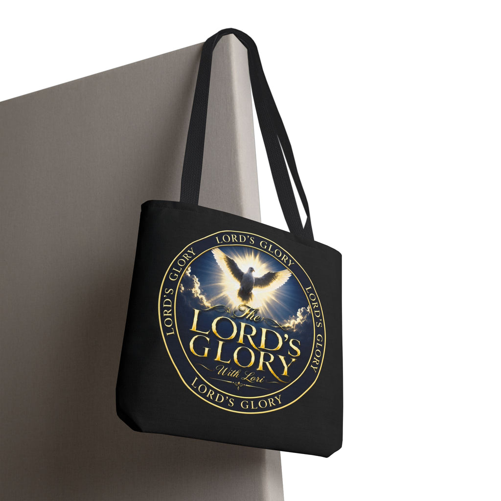 Tote Bag — "The Lord's Glory with Lori" Christian Dove Tote (Faith-Inspired Church Bag)