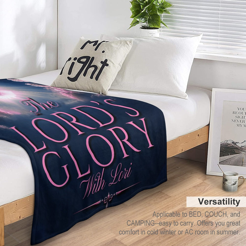 Lords Glory with Lori 50" x 60" Custom super soft blanket Made in USA