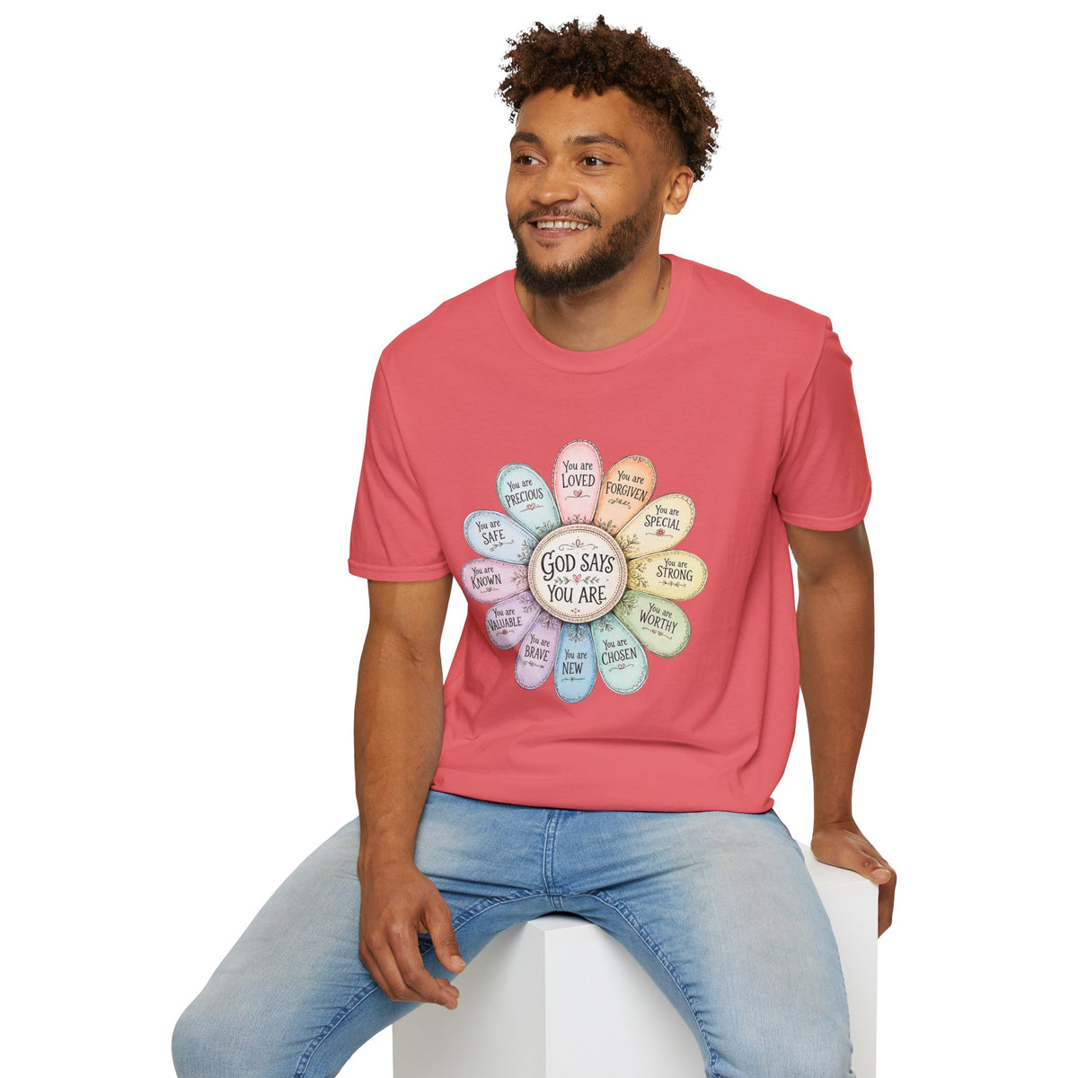 God Says You Are Loved Inspirational Christian T-Shirt