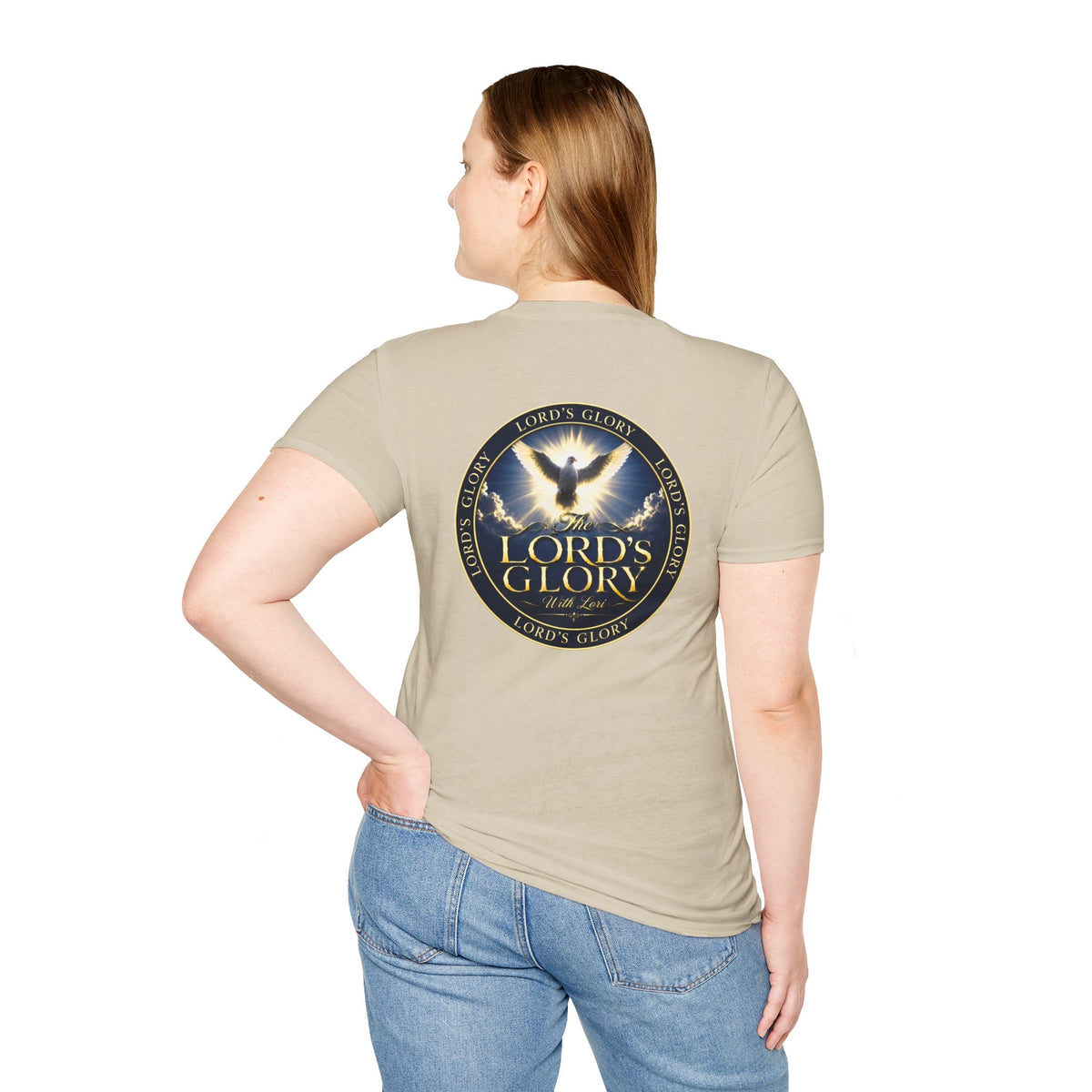 Lord's Glory with Lori Dove T‑Shirt — Christian Faith Logo Tee