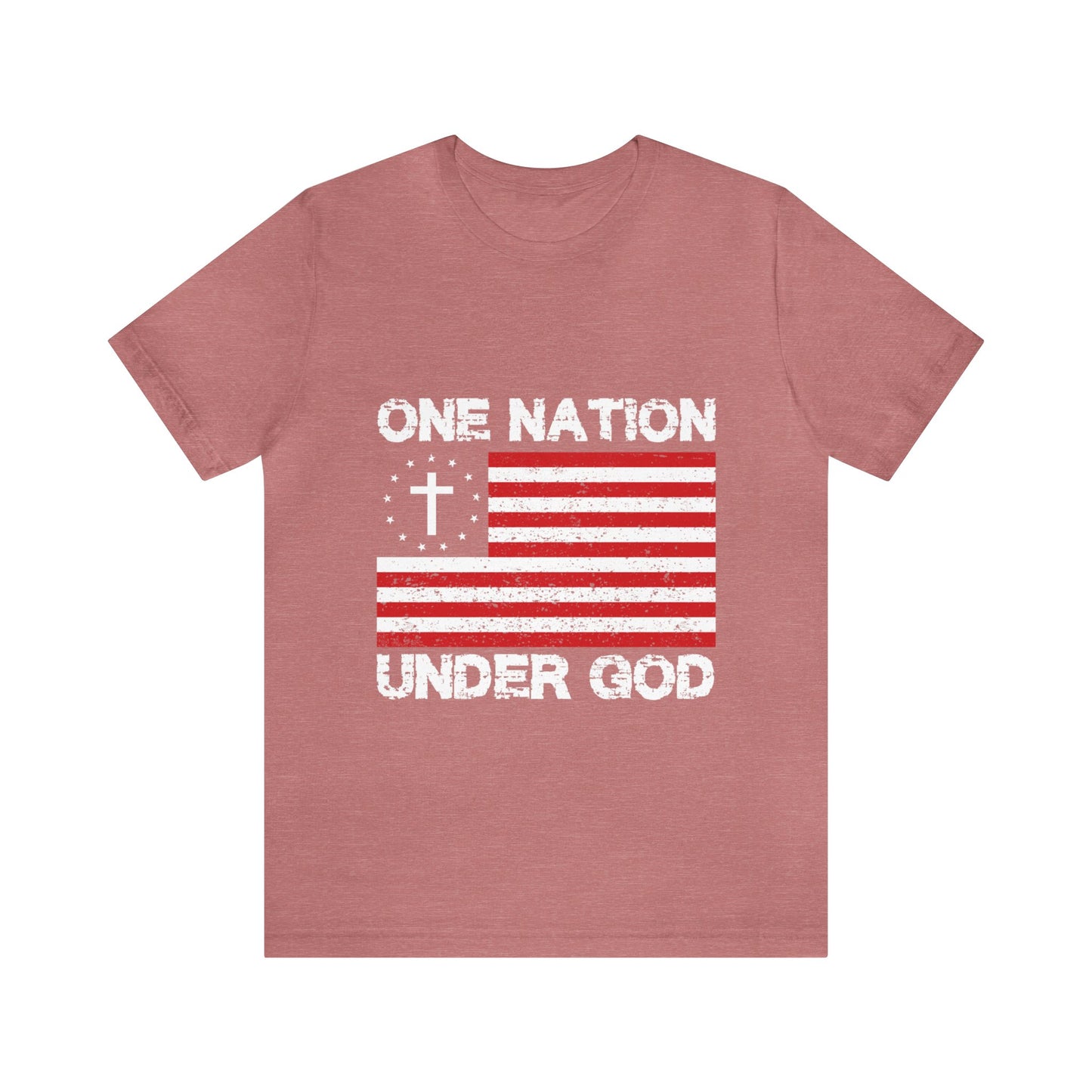 One Nation Under GOD - Unisex Jersey Short Sleeve Tee