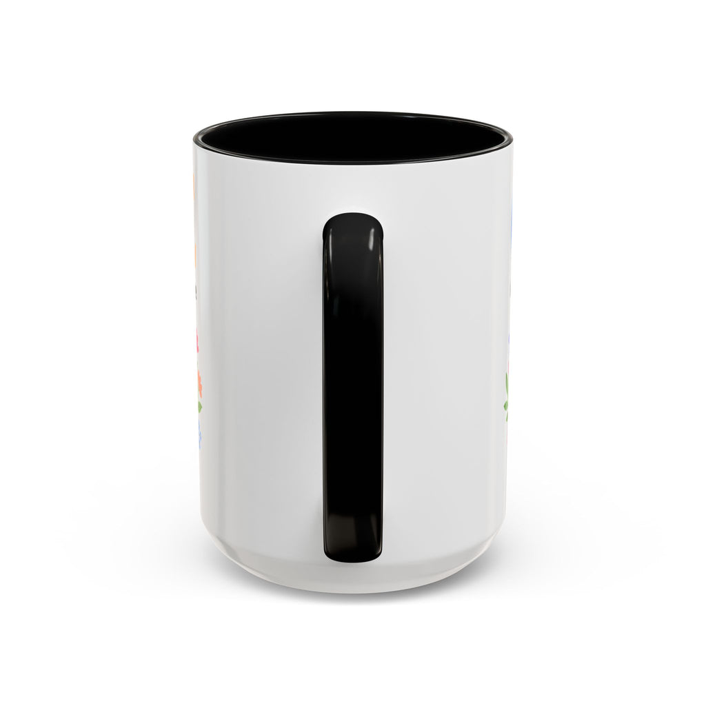 Coffee Lover Floral Graphic - C.o.f.f.e.e. (Christ - Offers - Forgiveness - For Everyone - Everywhere)  Accent Coffee Mug (11, 15oz)