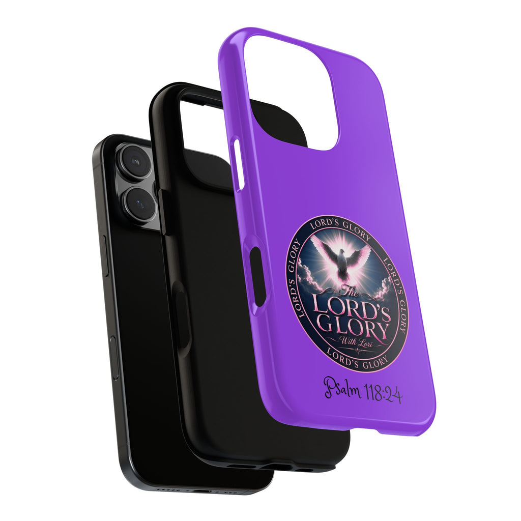 Christian Phone Case – "Lord's Glory with Lori" Dove Design Tough Case (Protective Phone Cover)