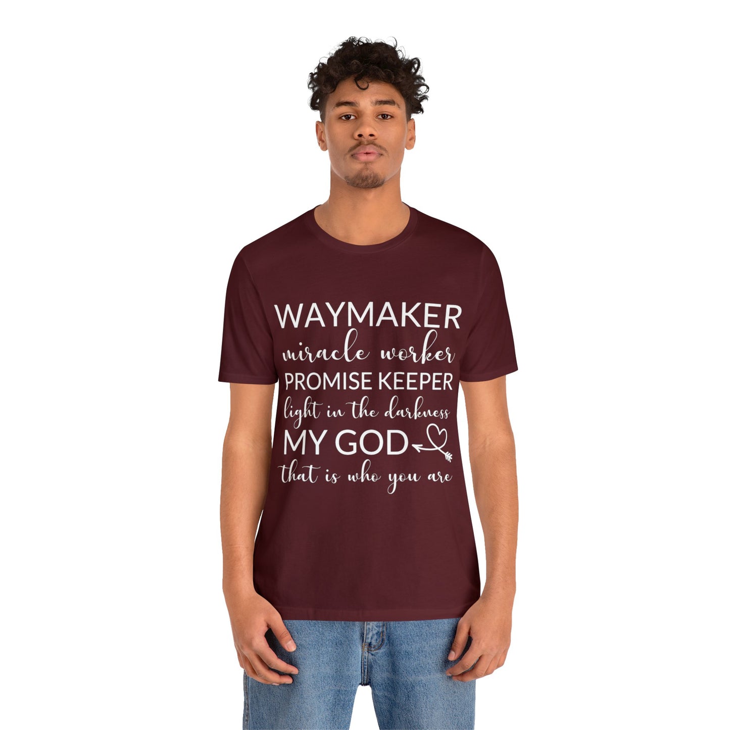 Waymaker Promise Keeper Light in the Darkness - Unisex Jersey Short Sleeve Tee