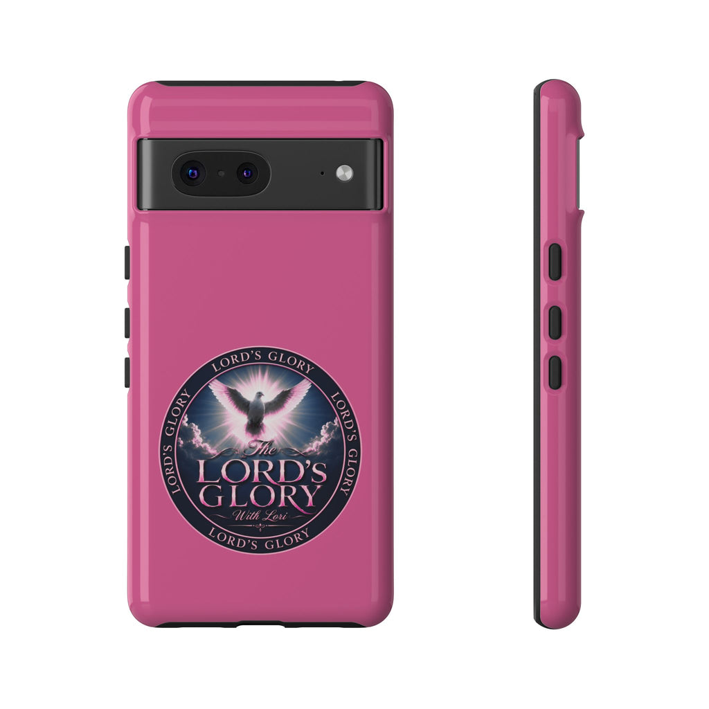 Christian Phone Case – "Lord's Glory with Lori" Dove Design Tough Case (Protective Phone Cover)