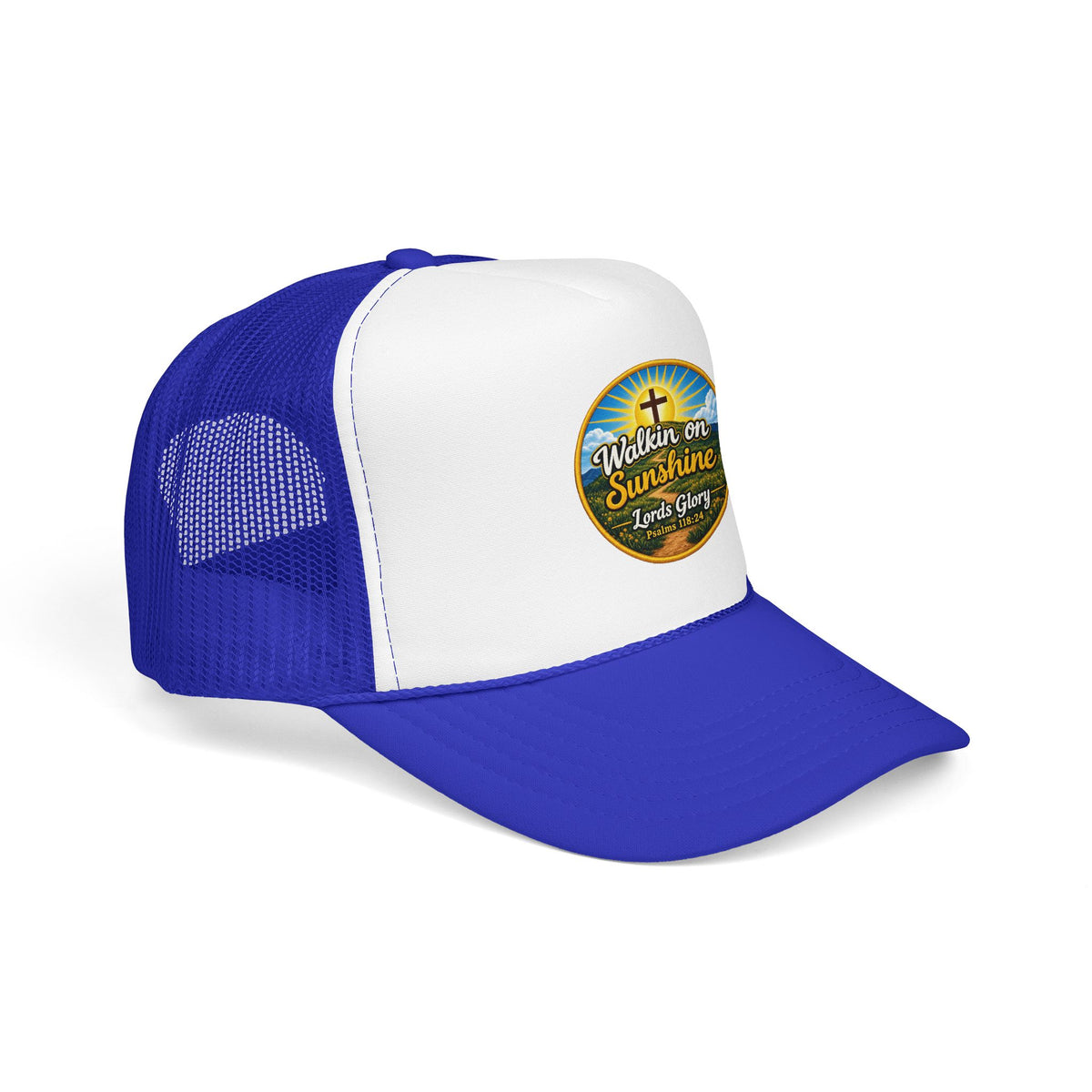 Walkin' on Sunshine Trucker Hat — 'Lord's Glory with Lori' Christian Mesh Cap