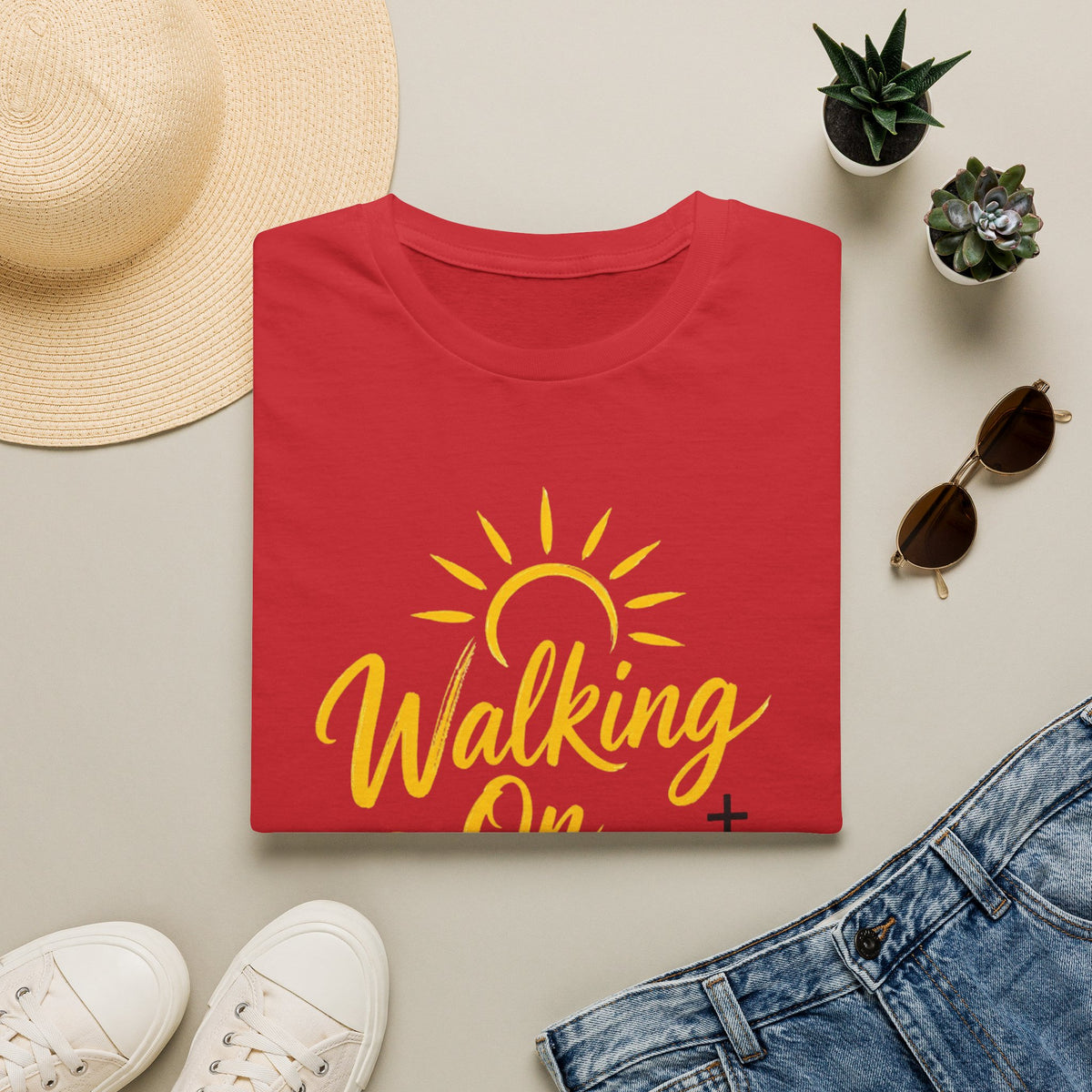Walking on Sunshine Psalms 118:24 Softstyle T-Shirt