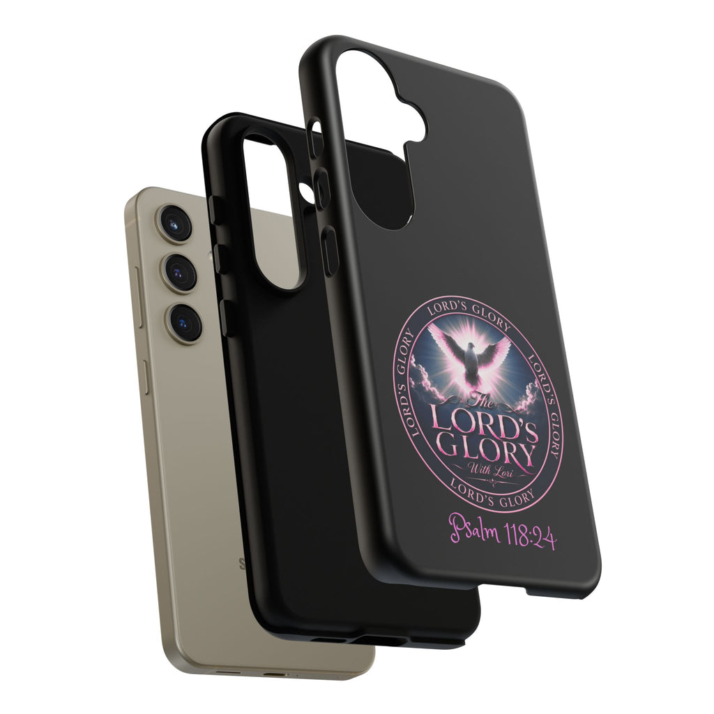 Christian Phone Case – "Lord's Glory with Lori" Dove Design Tough Case (Protective Phone Cover)