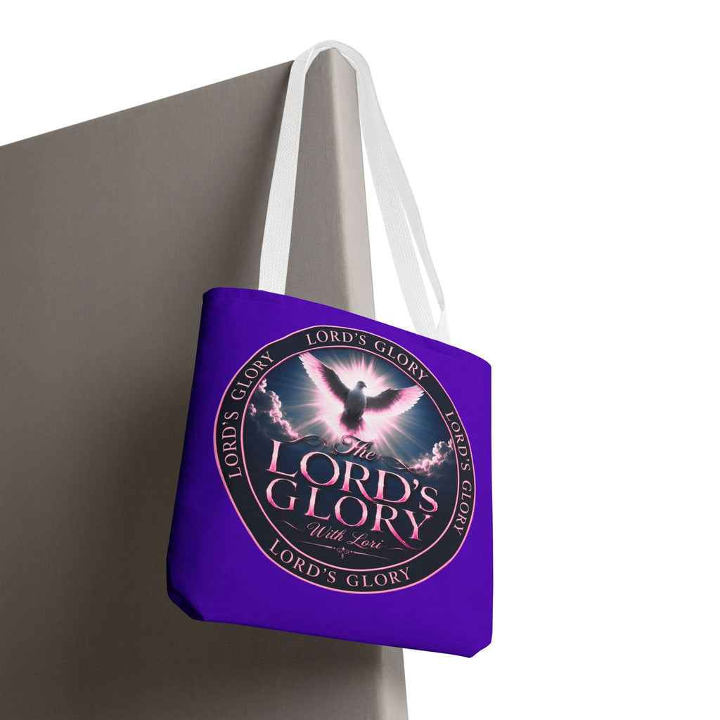 Inspirational 'The Lord's Glory with Lori' Tote Bag — Christian Faith AOP Shopper