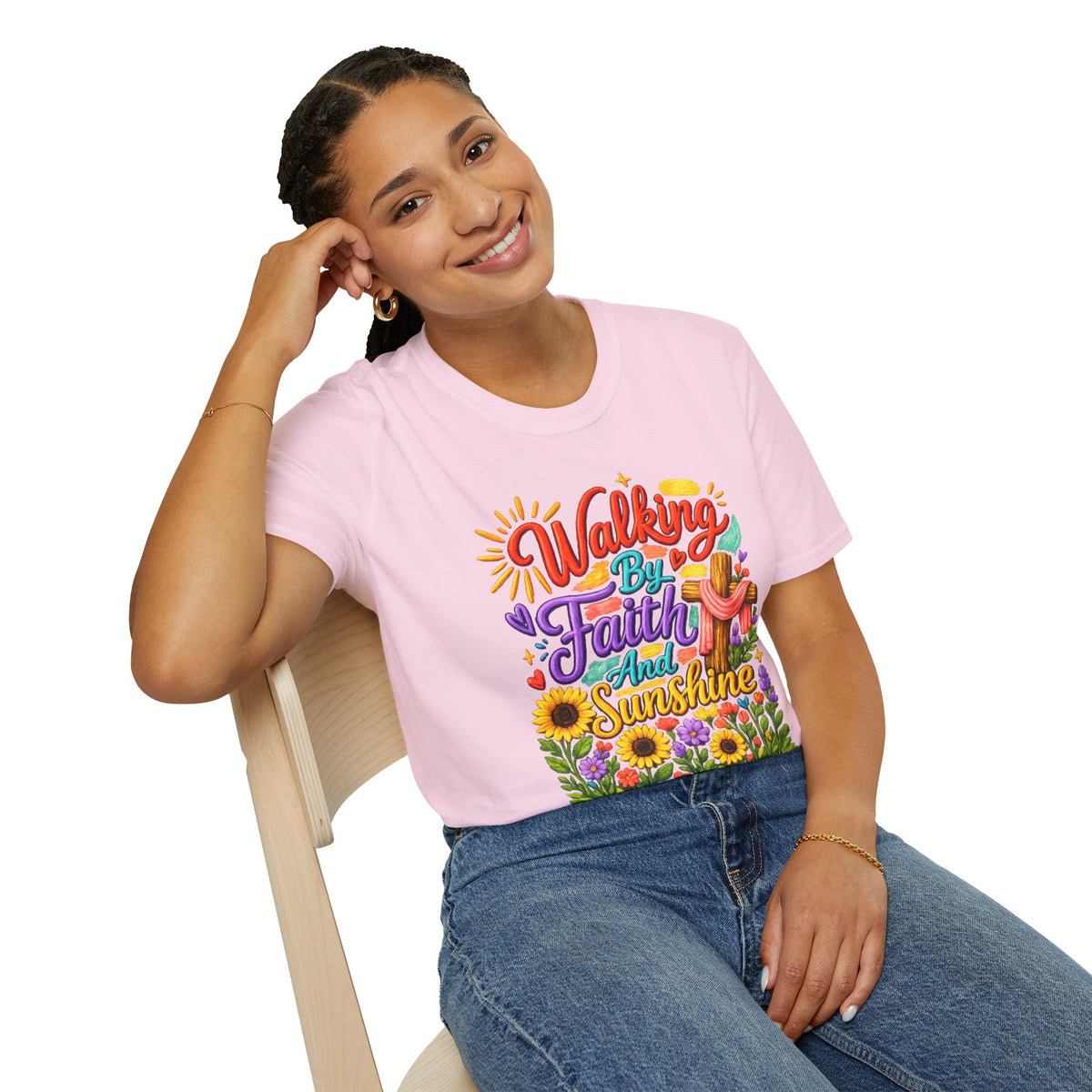 Walking By Faith and Sunshine T-Shirt