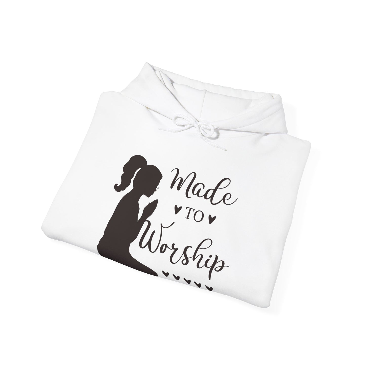 Made to Worship - Woman's Heavy Blend Hooded Sweatshirt