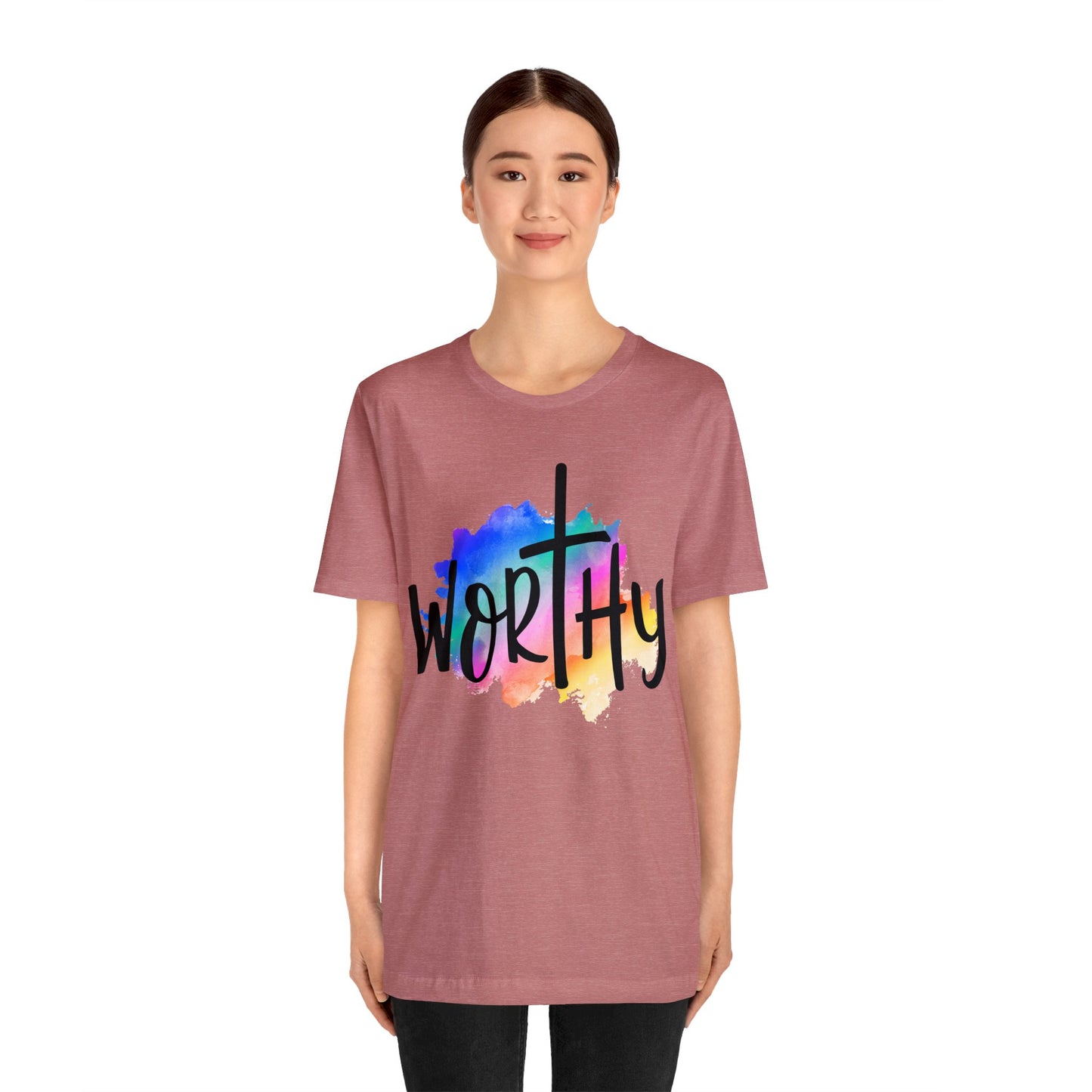 Worthy Worthy Worthy - Unisex Jersey Short Sleeve Tee