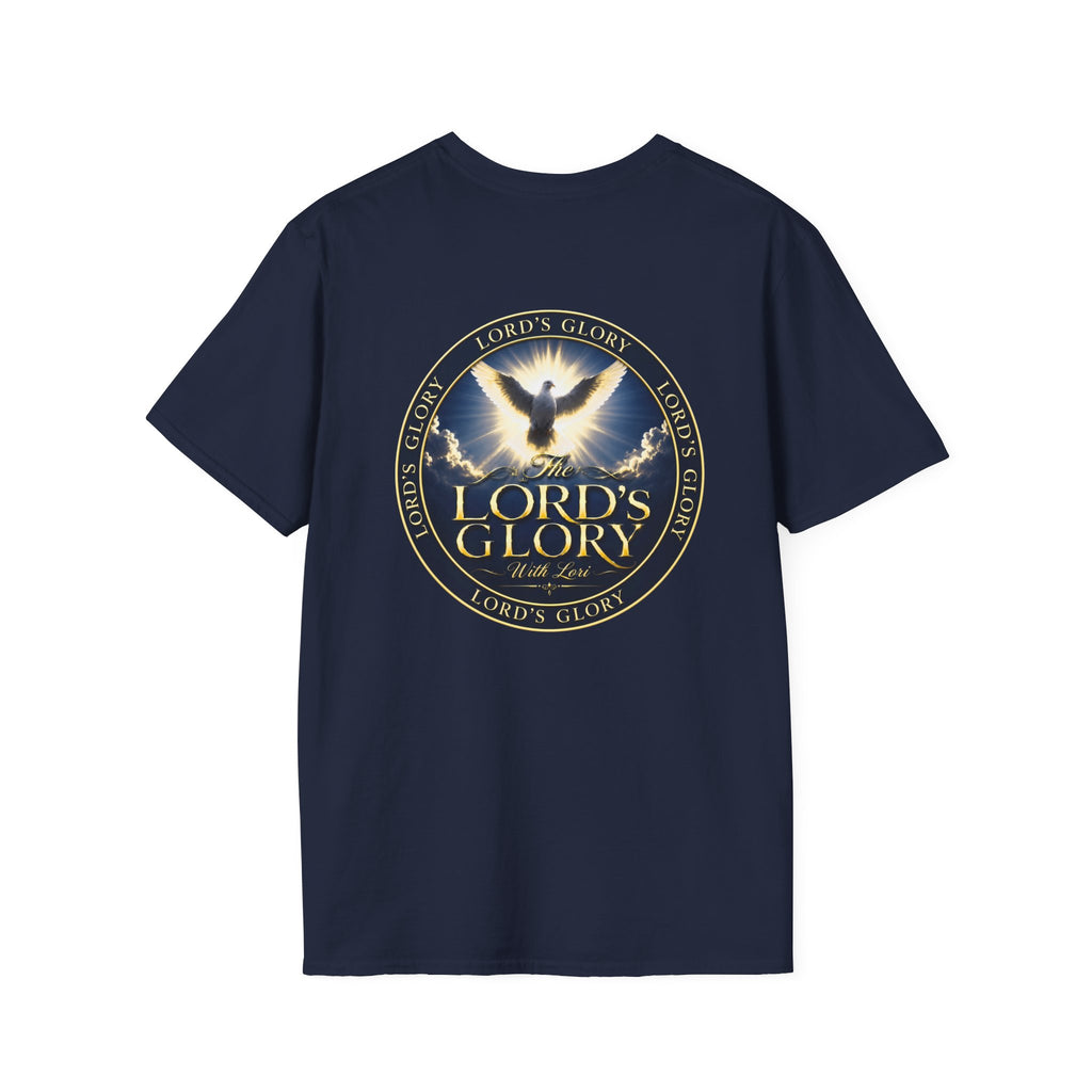 Lord's Glory with Lori Dove T‑Shirt — Christian Faith Logo Tee
