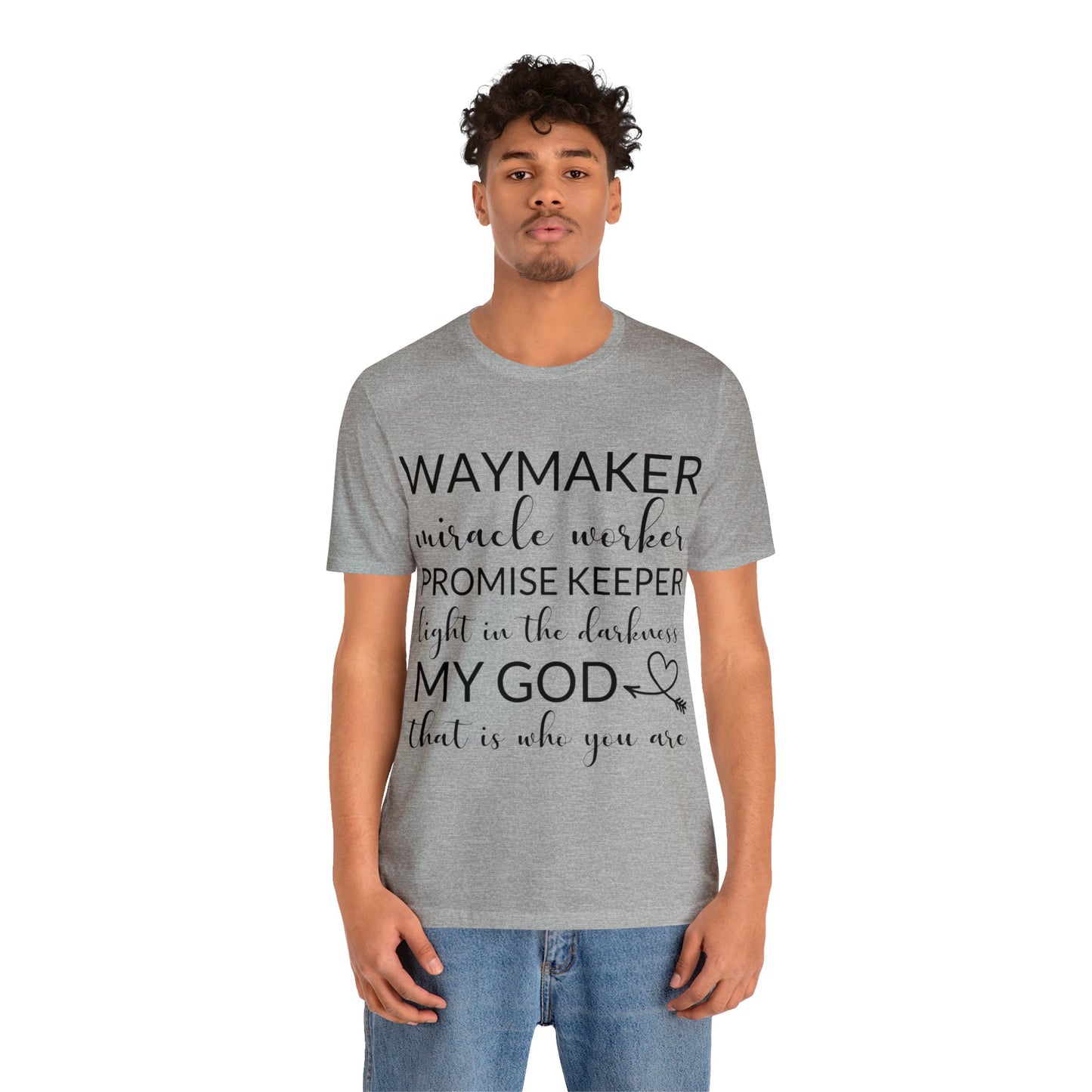 Waymaker Promise Keeper Light in the Darkness - Unisex Jersey Short Sleeve Tee