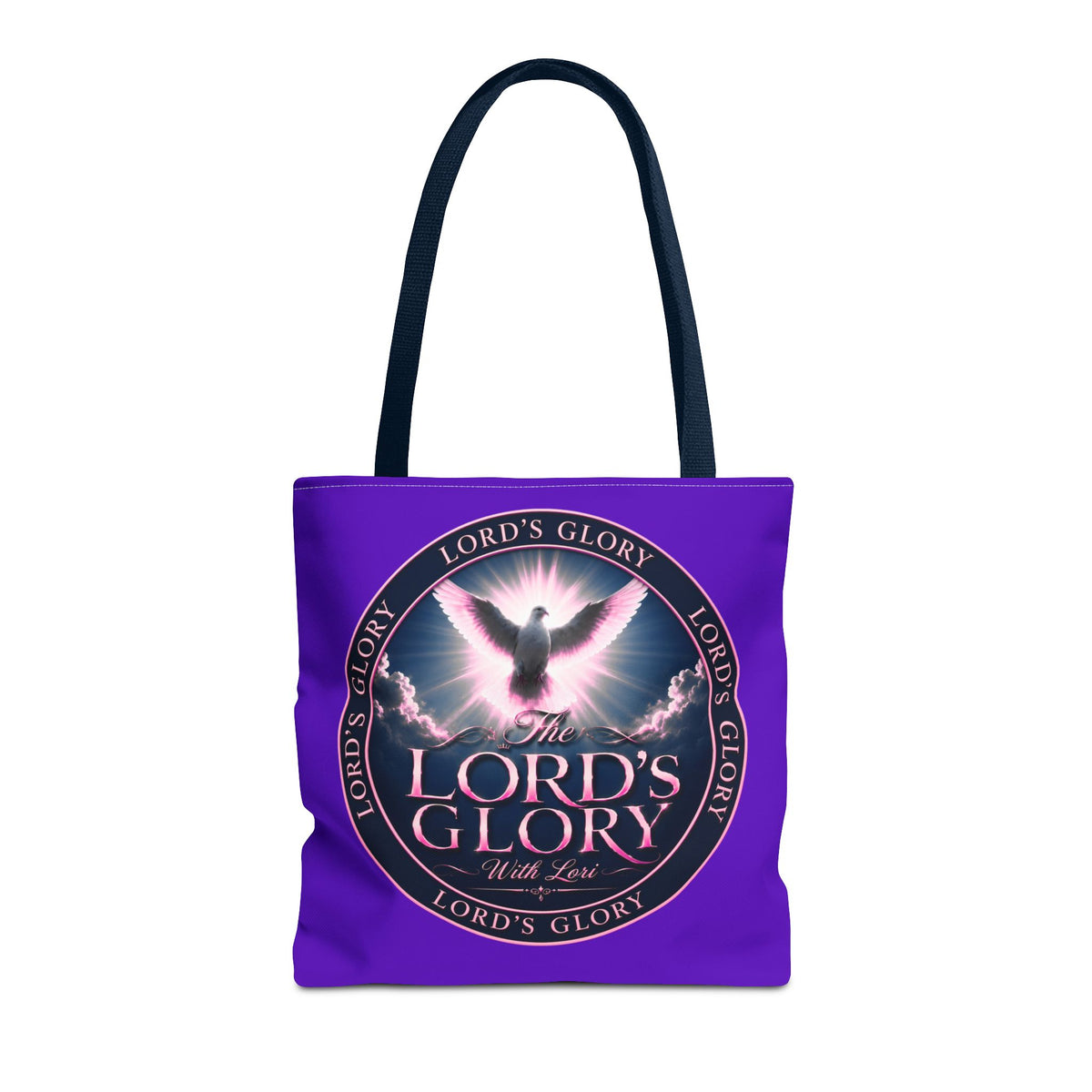 Inspirational 'The Lord's Glory with Lori' Tote Bag — Christian Faith AOP Shopper