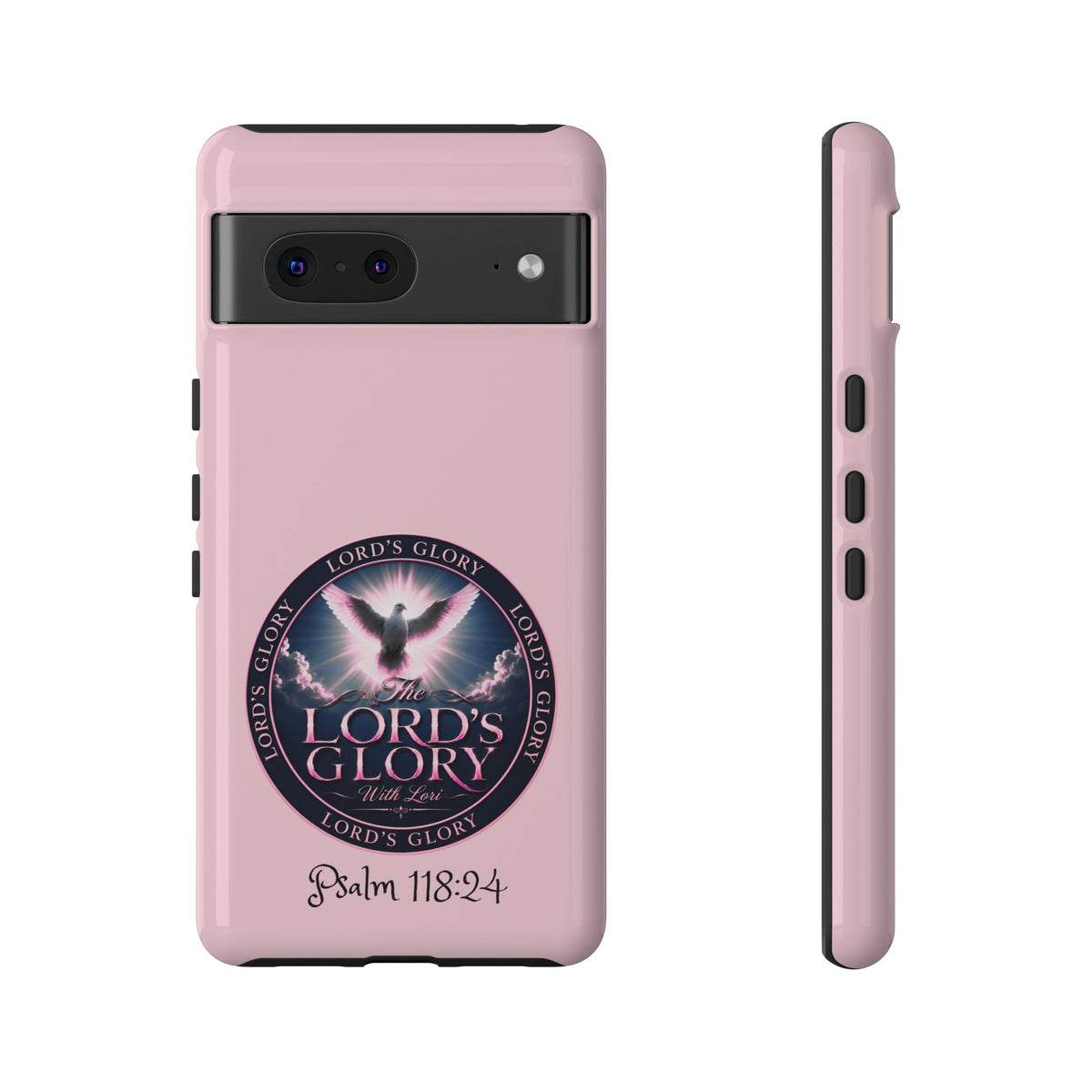 Christian Phone Case – "Lord's Glory with Lori" Dove Design Tough Case (Protective Phone Cover)