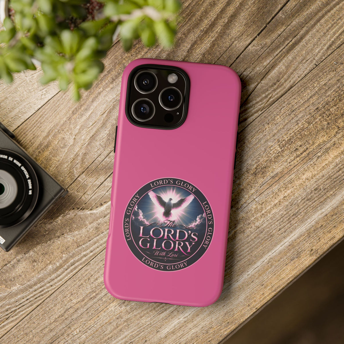 Christian Phone Case – "Lord's Glory with Lori" Dove Design Tough Case (Protective Phone Cover)