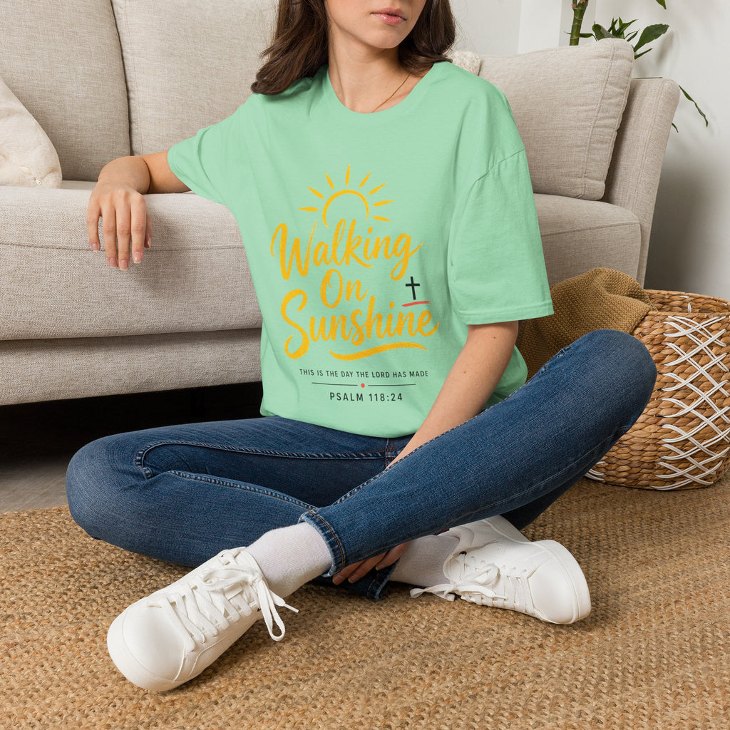 Walking on Sunshine Psalms 118:24 Softstyle T-Shirt