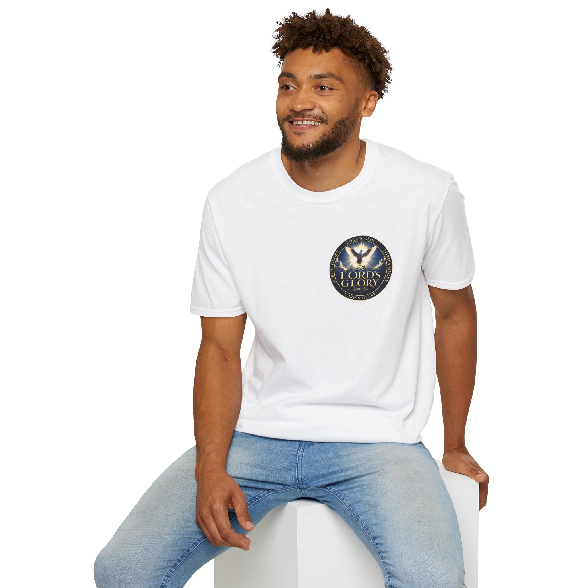 Lord's Glory with Lori Dove T‑Shirt — Christian Faith Logo Tee