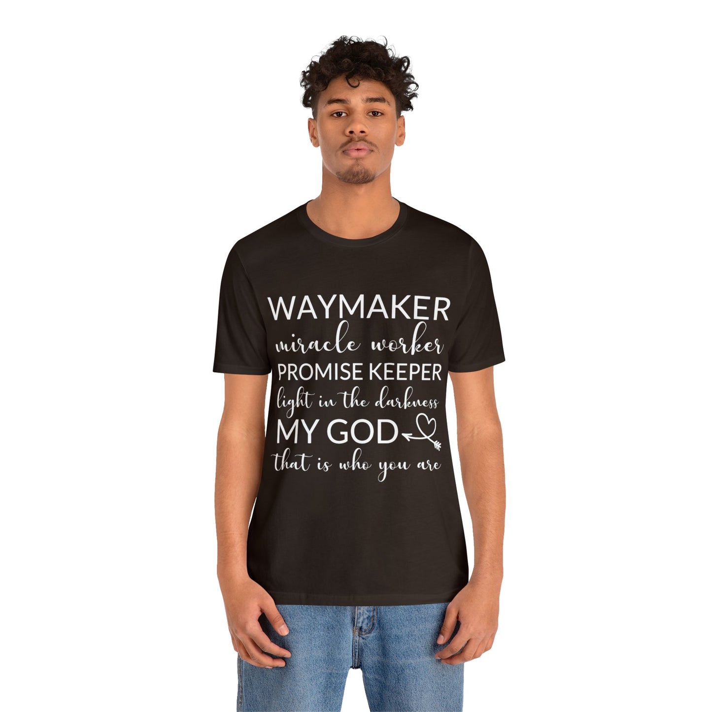 Waymaker Promise Keeper Light in the Darkness - Unisex Jersey Short Sleeve Tee